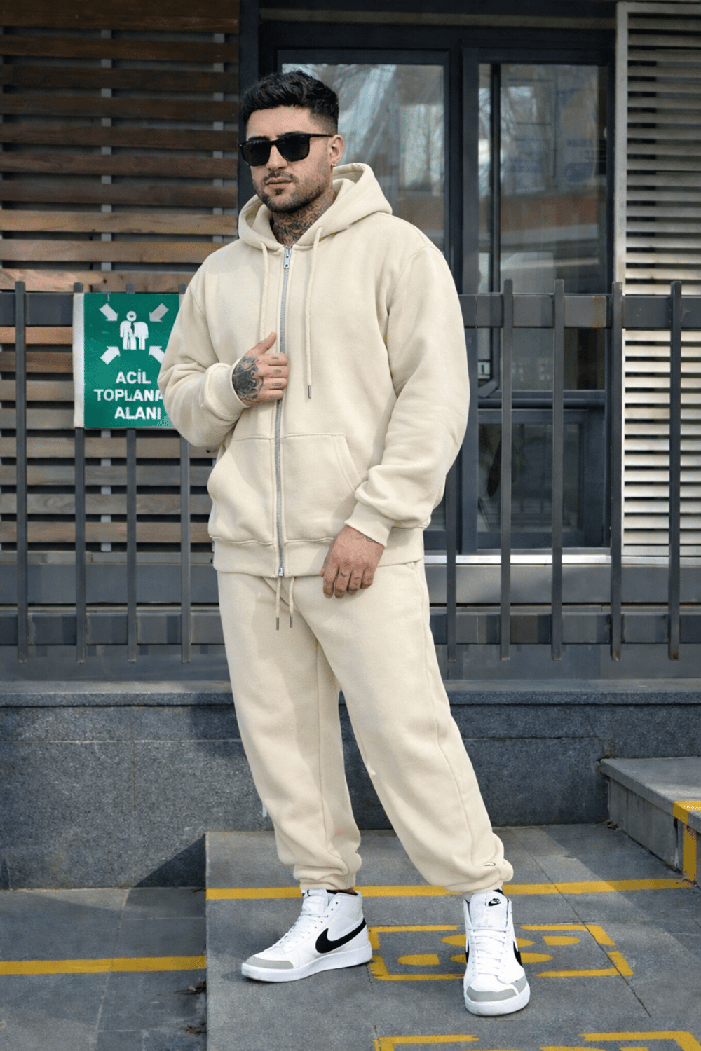 Unisex Model Hırka Eşofman Takım