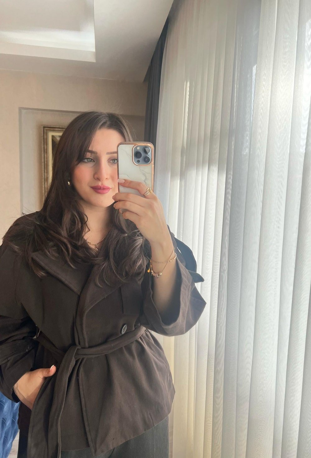Gabardın Kumaş Trençkot