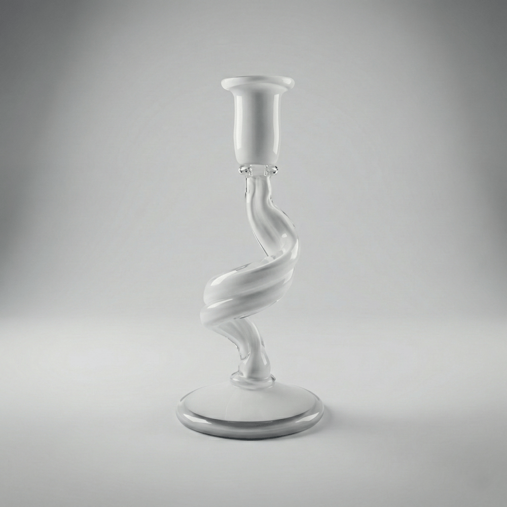 Beyaz Spiral Cam Mumluk