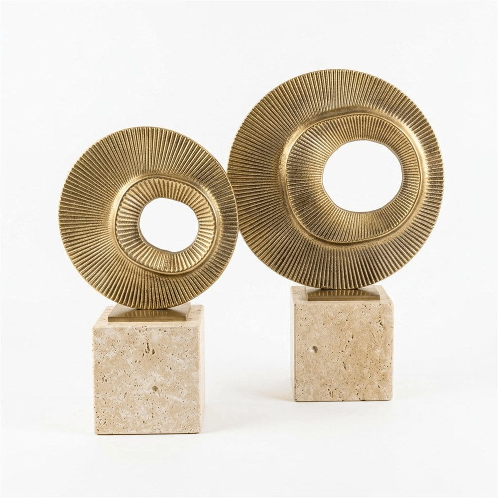Gold Metal Halka Biblo Seti