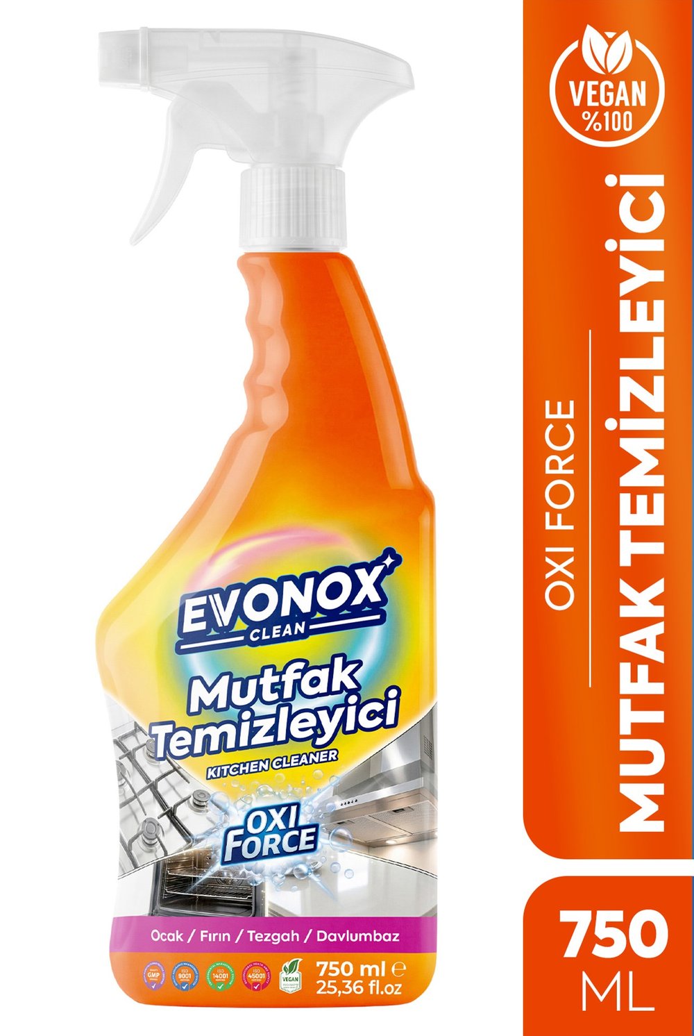 EVONOX OXI FORCE Mutfak Temizleyici 