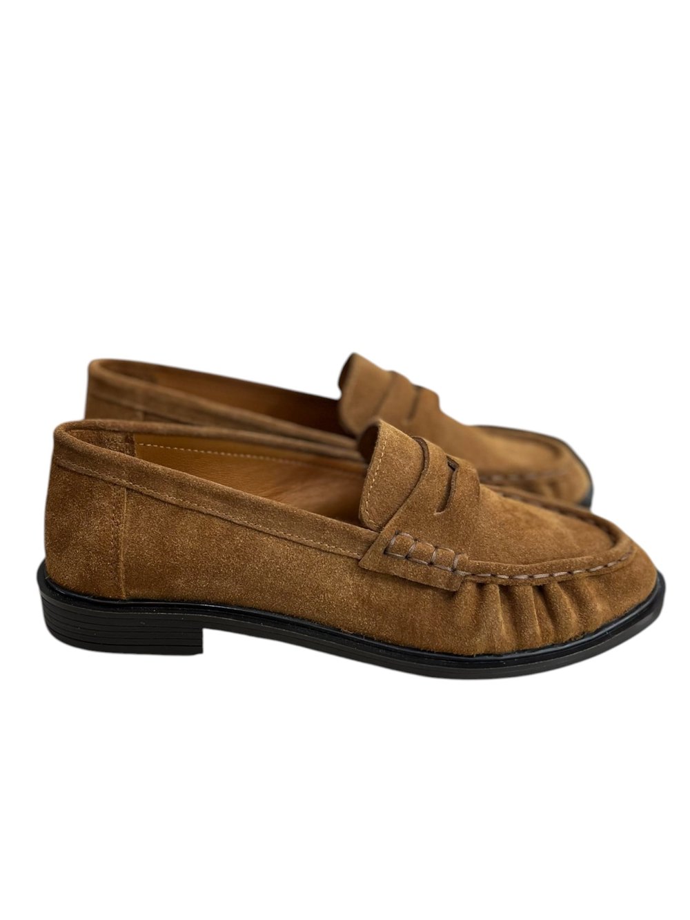 Taba  Hakiki Deri Süet  Comfort  Taban  Loafer