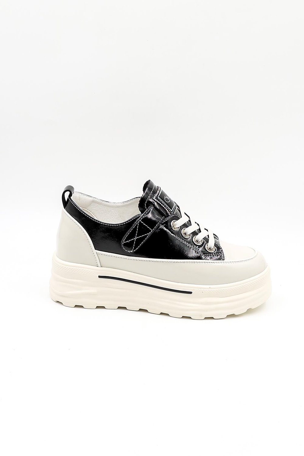 Guja İthal Dolgu Taban Sneakers Kadın Spor Ayakkabı GJ363 Siyah
