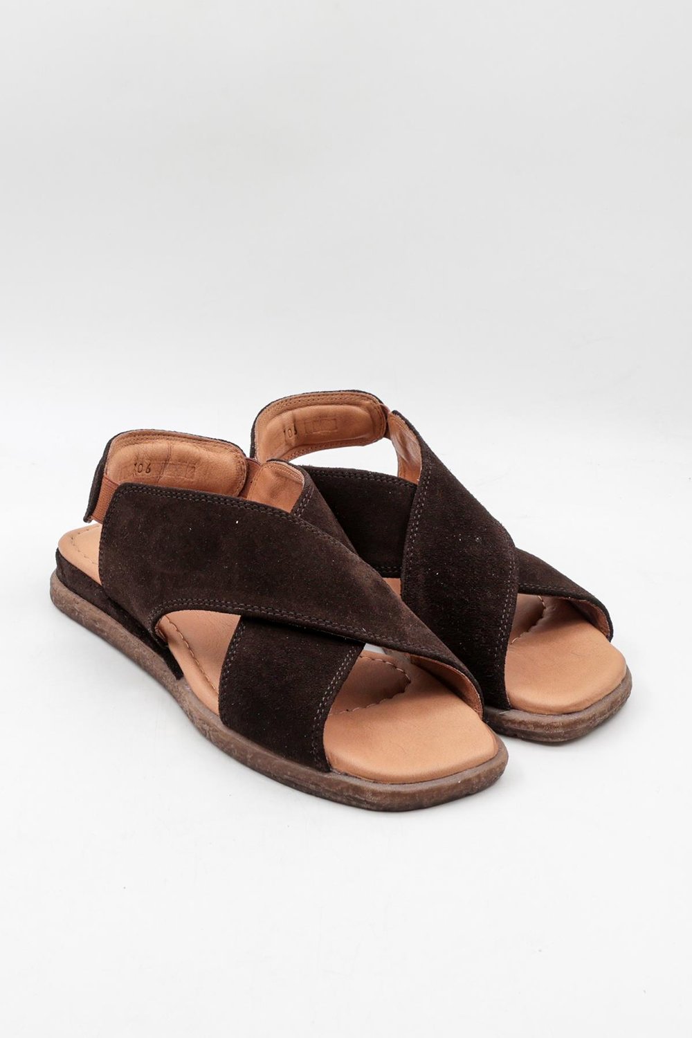 Kriste Bell Süet Deri Sandalet KB706