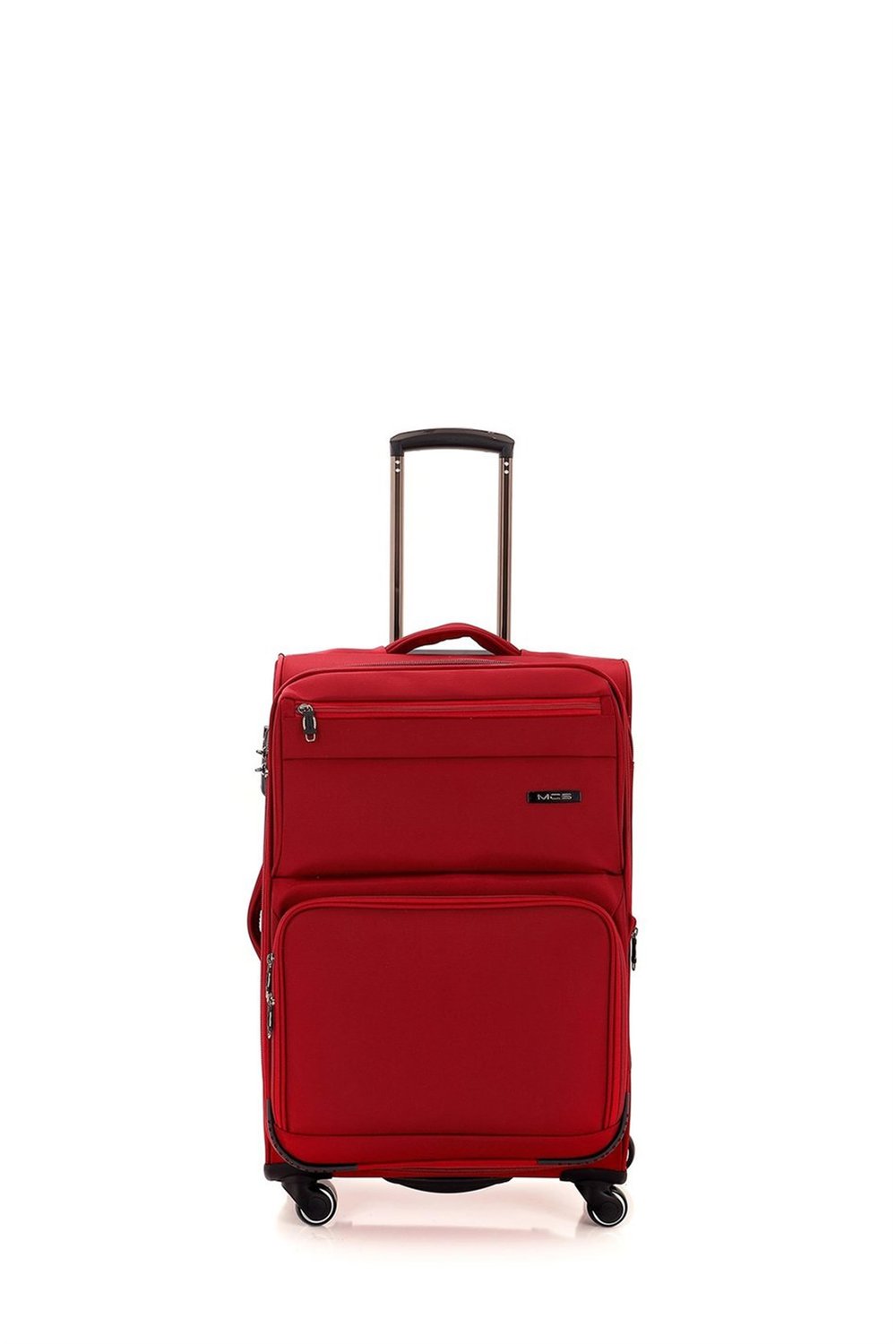 Mçs Lüx Kumaş Büyük Boy Valiz V117 - Bordo
