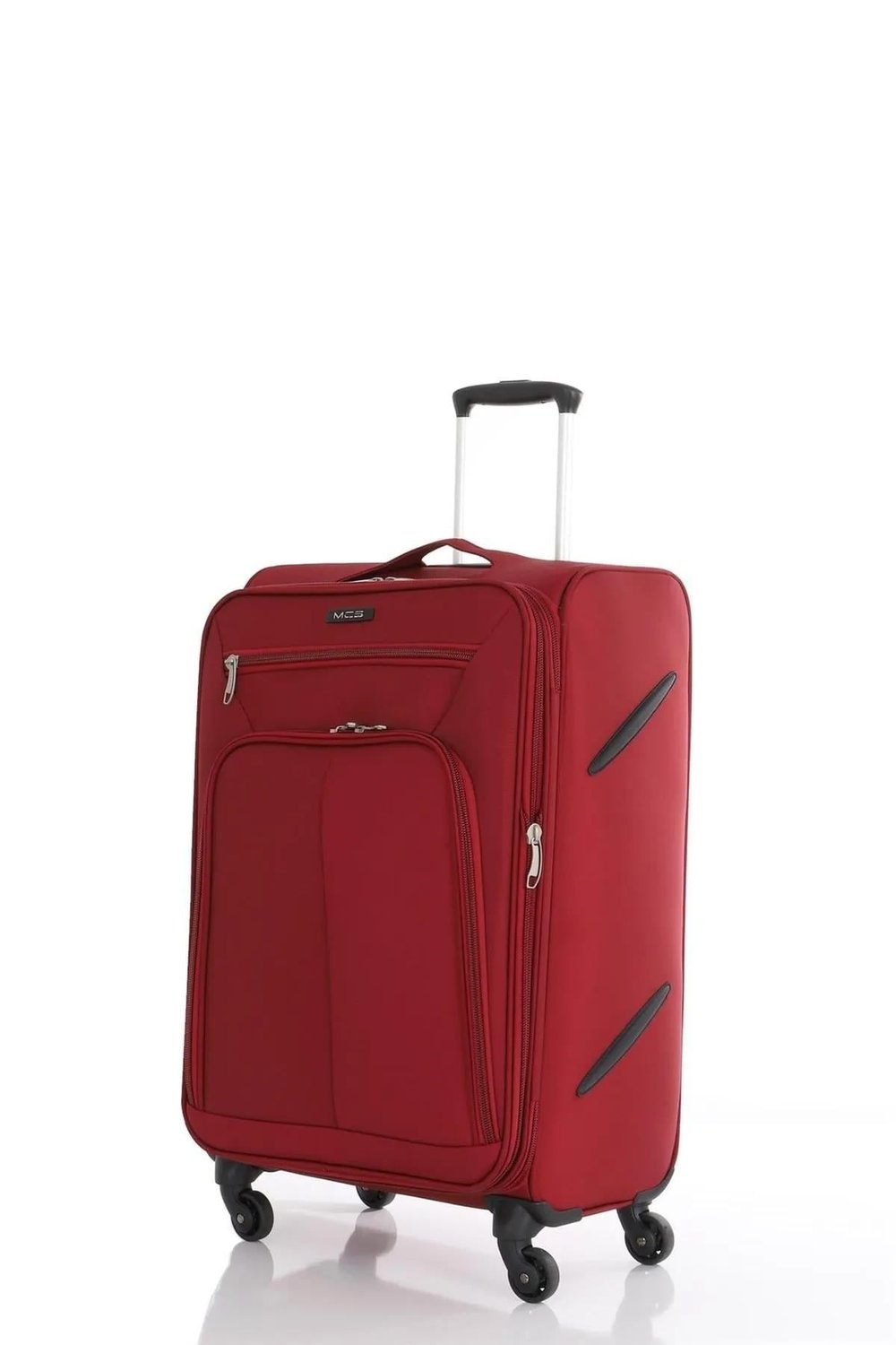 Mçs V116 Lüx Kumaş Kabin Boy Valiz  V116 - Bordo