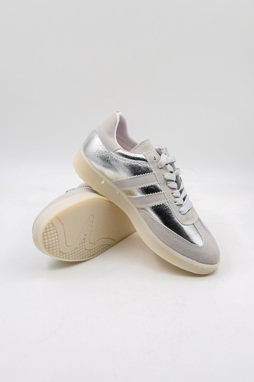 Park Moda Günlük Kadın Spor Ayakkabı PM13 K301 - Gümüş
