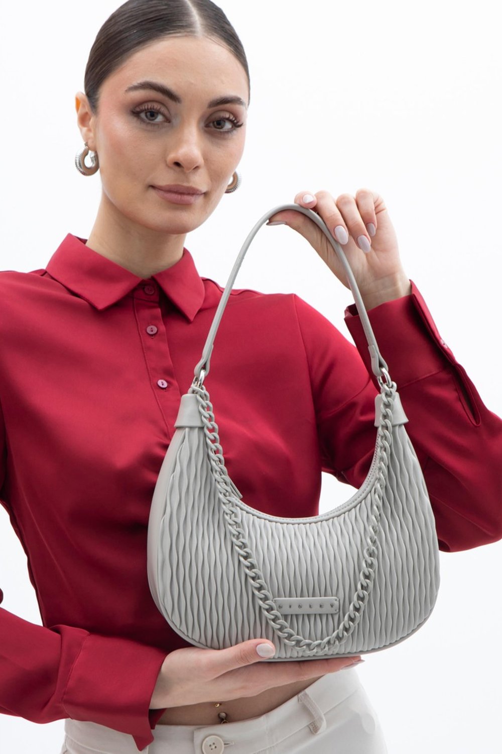 Sisley Kadın El ve Çapraz Çantası SLY 208 - Mavi