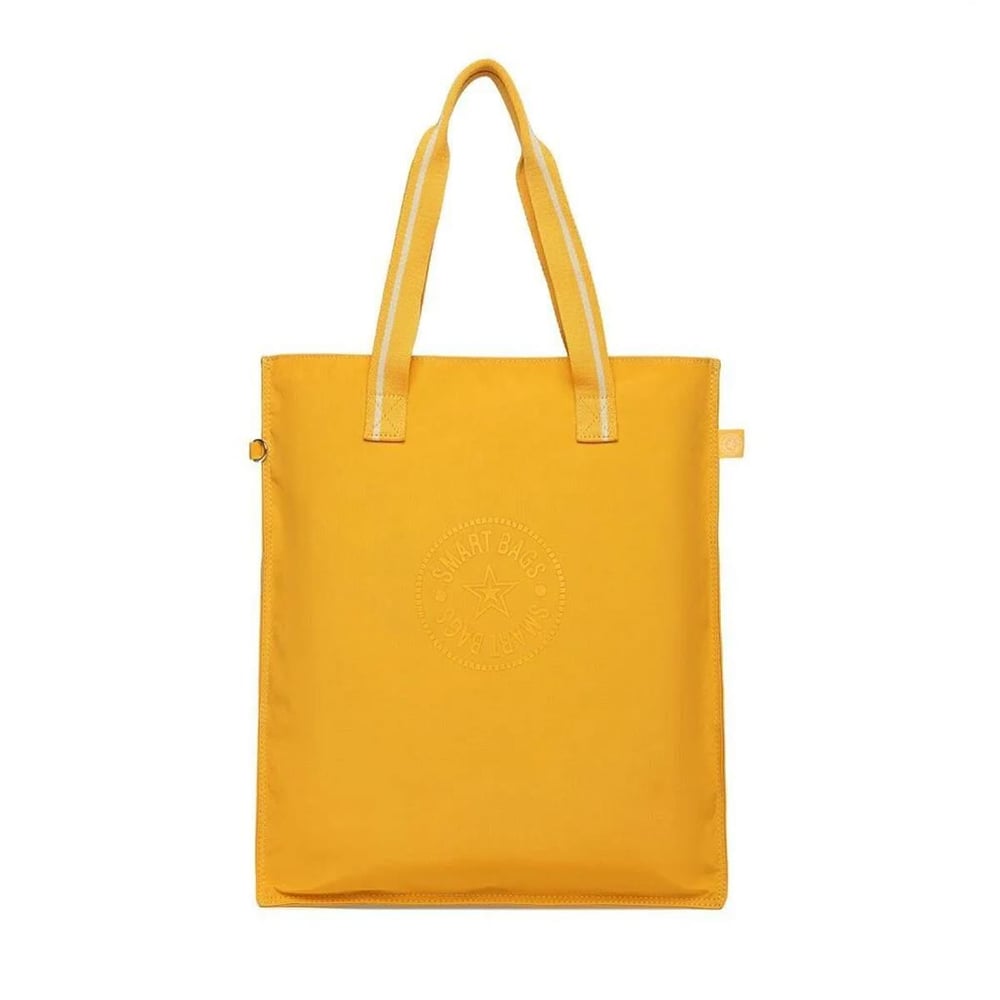 Smart Bags Büyük Boy Krinkıl Kumaş Omuz Çantası BC 3076 - Hardal