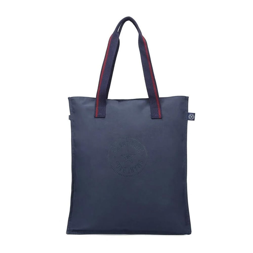 Smart Bags Büyük Boy Krinkıl Kumaş Omuz Çantası BC 3076 - Lacivert