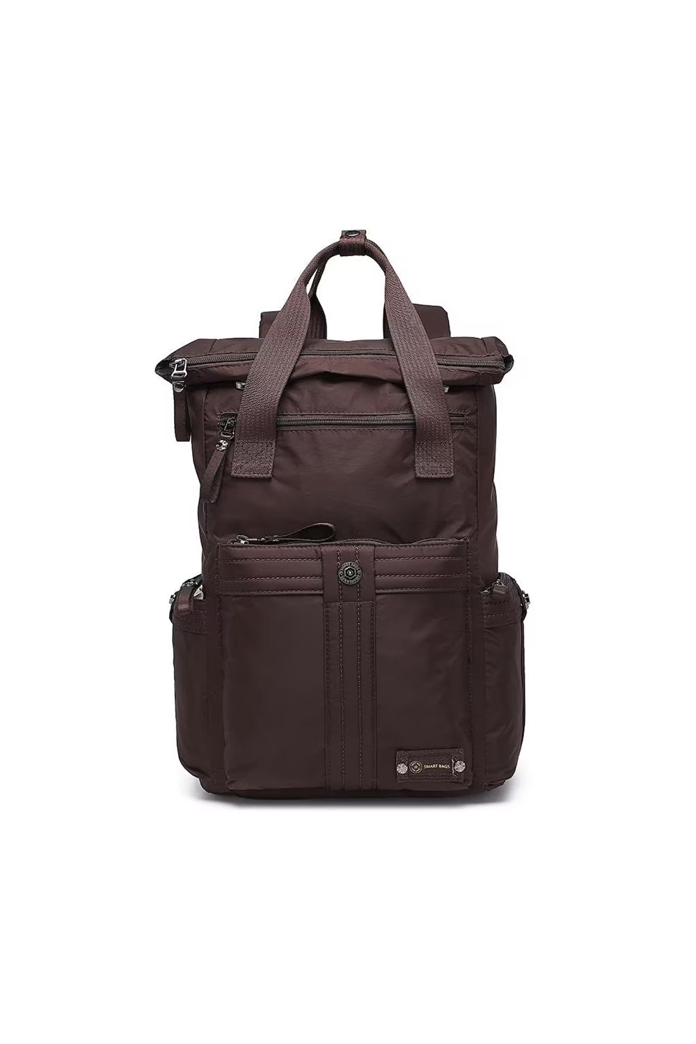 Smart Bags Büyük Boy Okul Boyu Uniseks Sırt Çantası 8716 - Koyu Kahve