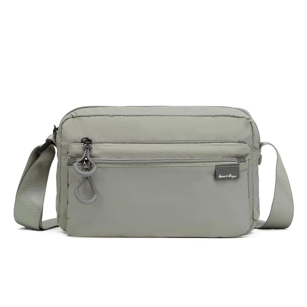 Smart Bags Ekstra Hafif Kumaş Postacı Çantası BC 3148 - Açık Gri