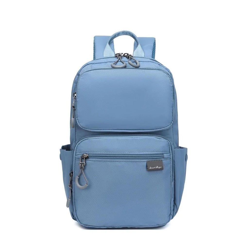 Smart Bags Extra Hafif Kumaş Uniseks Sırt Çantası BC 3142 - Jeans Mavi