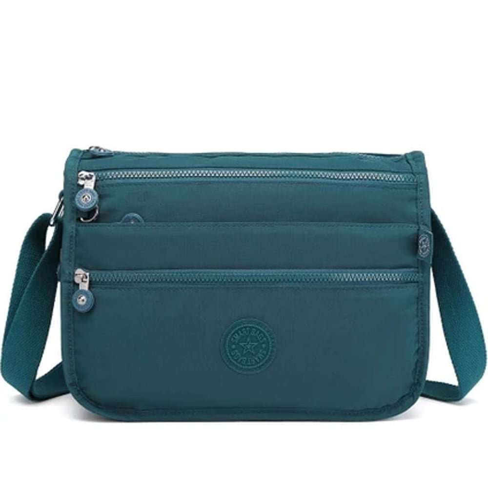 Smart Bags Krinkıl Kumaş Postacı Çantası BC 1128 - Koyu Yeşil