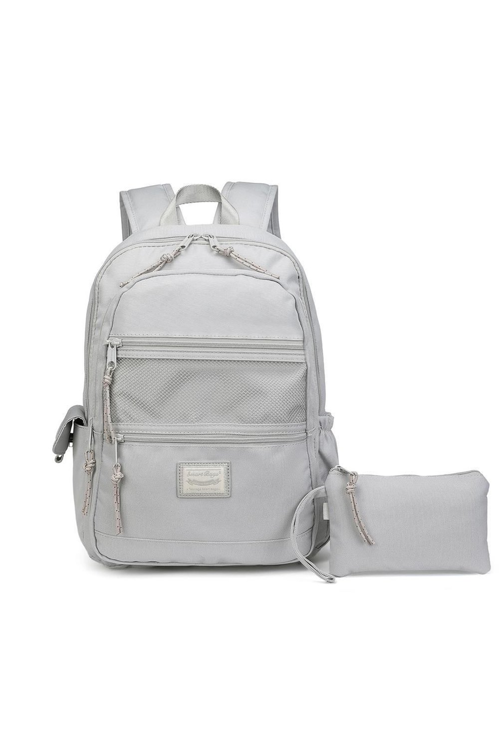 Smart Bags Sırt Çantası Okul Boyu Kalem Kutusu Hediyeli 3237 - Açık Gri