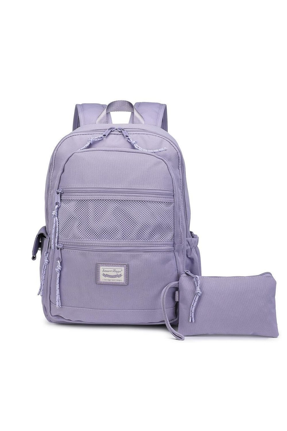 Smart Bags Sırt Çantası Okul Boyu Kalem Kutusu Hediyeli 3237 - Eflatun