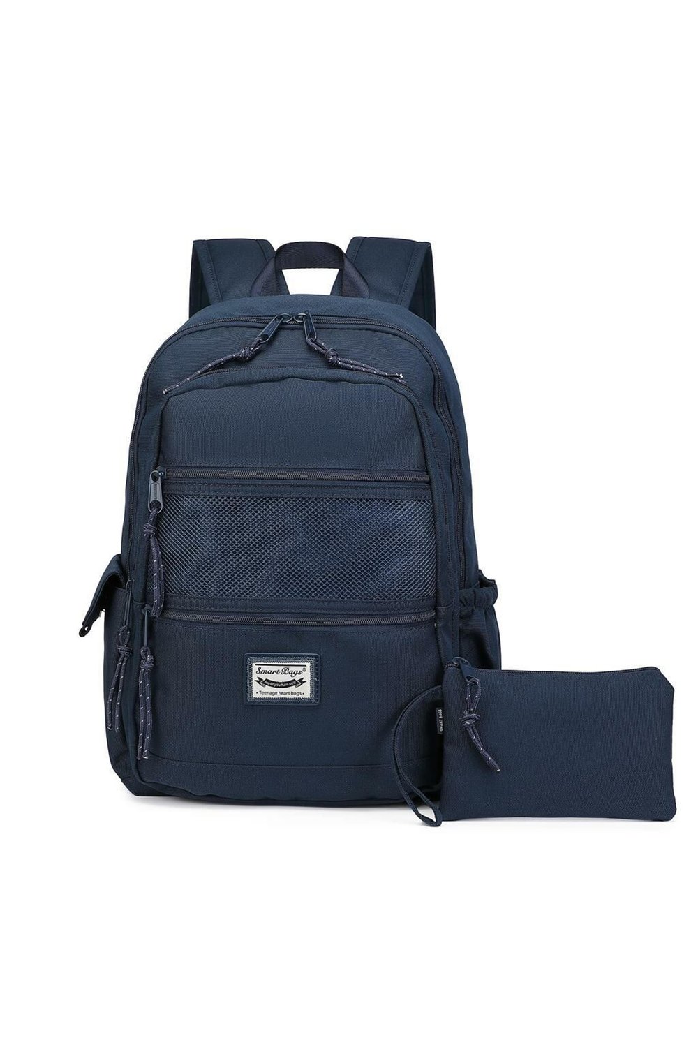 Smart Bags Sırt Çantası Okul Boyu Kalem Kutusu Hediyeli 3237 - Lacivert