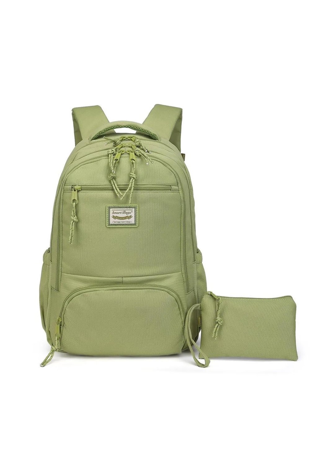 Smart Bags Sırt Çantası Okul Boyu Kalem Kutusu Hediyeli 3196 - New Yeşil