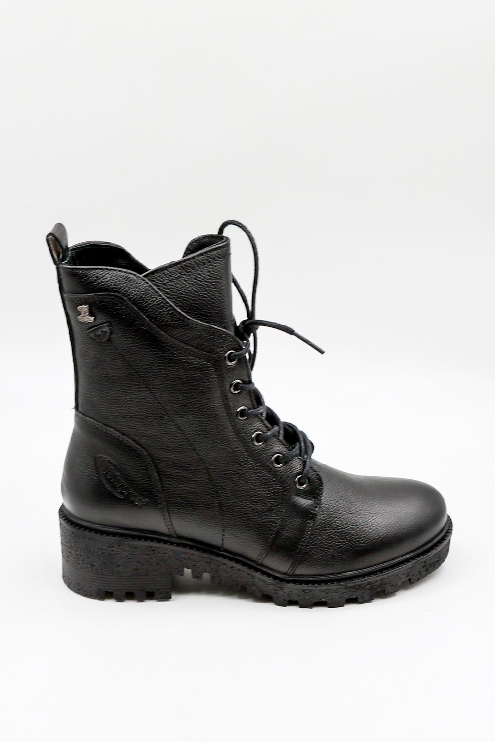 Venüs Kadın Hakiki Deri Waterproof Bağcıklı Fermuarlı Bot 1950891K - Siyah - 36