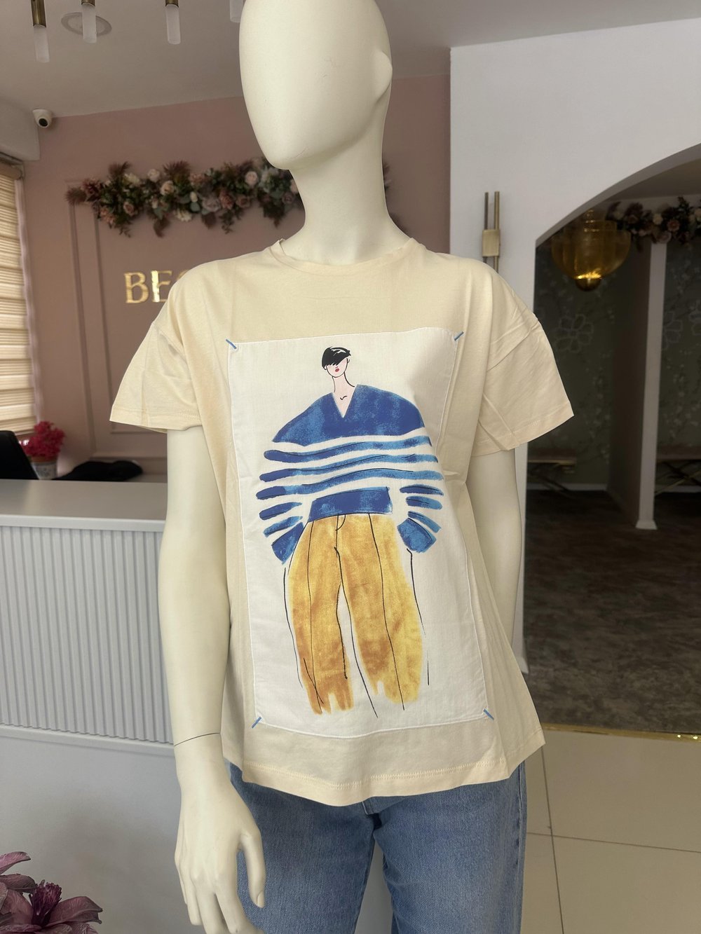 Baskı Detaylı Tshirt