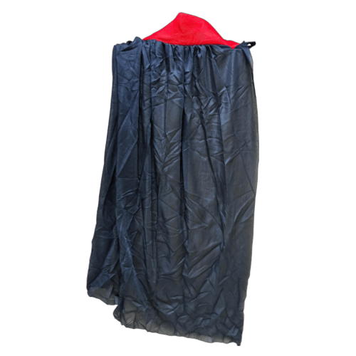 HALLOWEEN PELERİN EKO KIRMIZI YAKALI 80 CM
