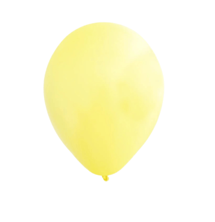 MİNİ BALON MAKARON SARI 20 Lİ 6 INCH