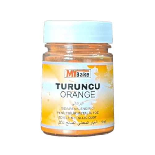MYBAKE YENİLEBİLİR METALİK TOZ 10 GR TURUNCU