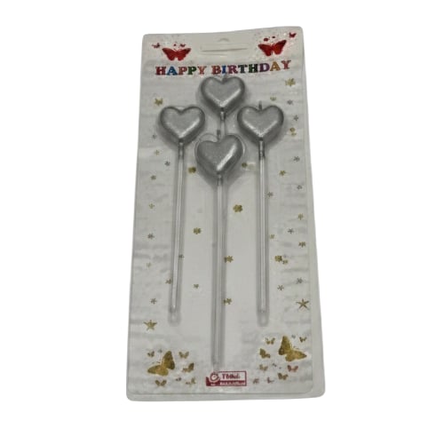PASTA MUMU KALP 4 LÜ 14 CM GÜMÜŞ