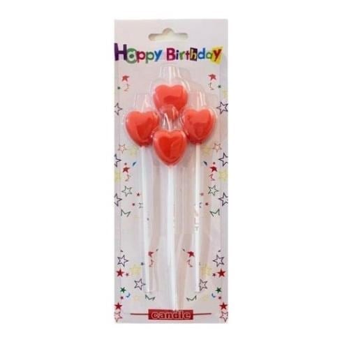 PASTA MUMU KALP 4 LÜ 14 CM KIRMIZI