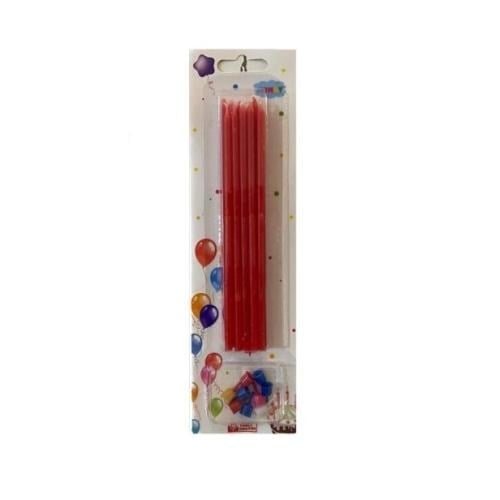 PASTA MUMU PASTEL KIRMIZI 15 CM 10 LU