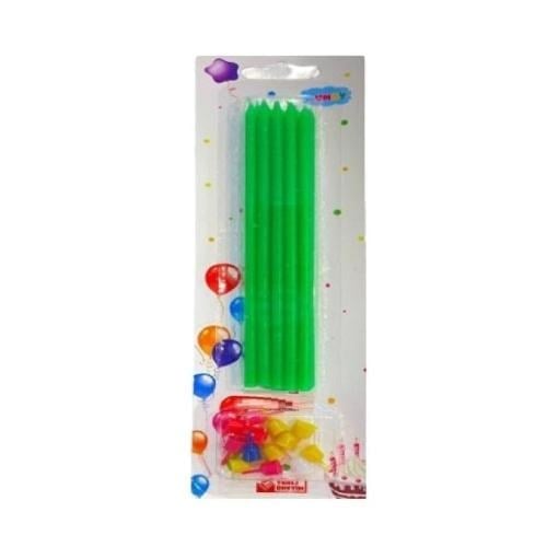 PASTA MUMU PASTEL YEŞİL 15 CM 10 LU