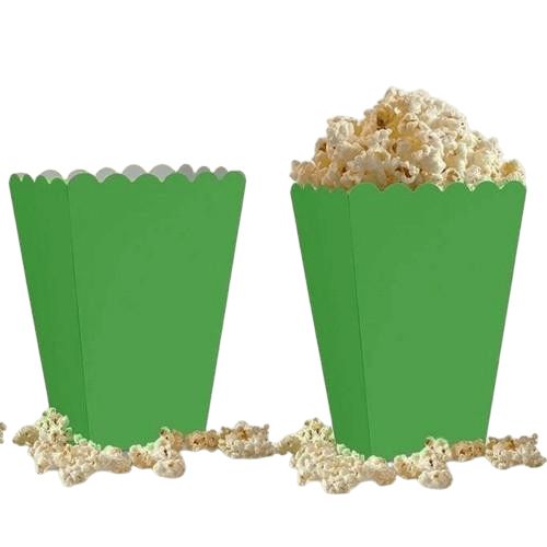 POPCORN KUTUSU YEŞİL 8 Lİ