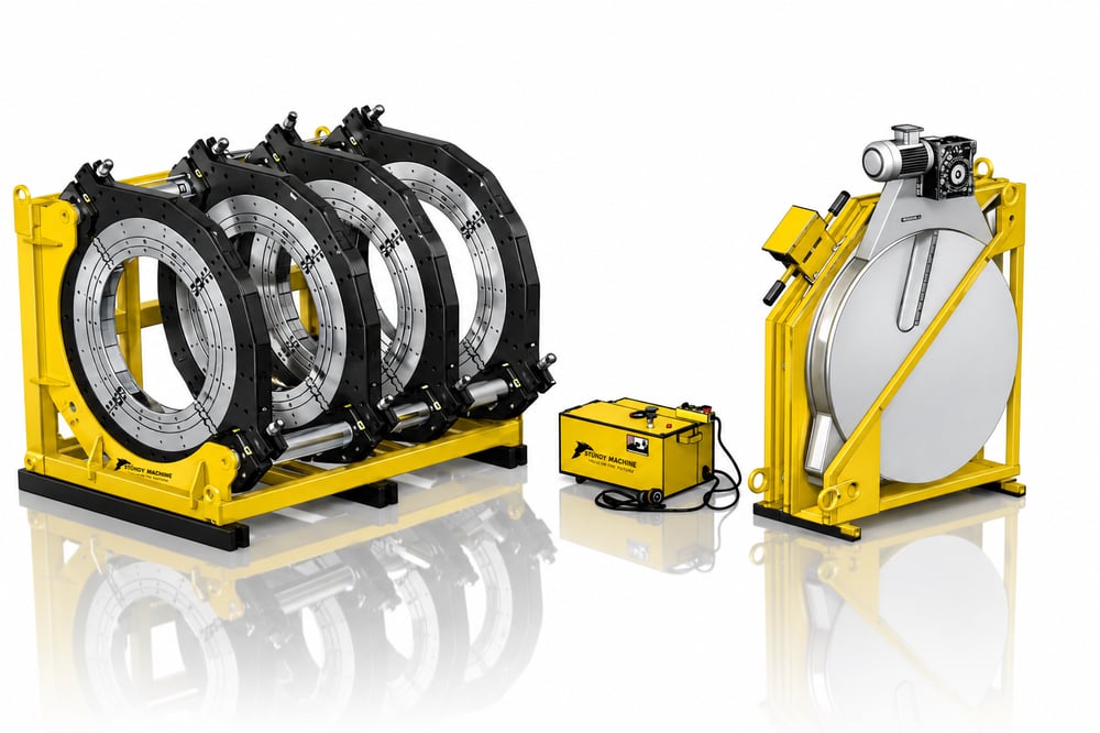SMB-2000 CNC PLASTİK BORU HİDROLİK ALIN KAYNAK MAKİNESİ 1600MM-2000MM