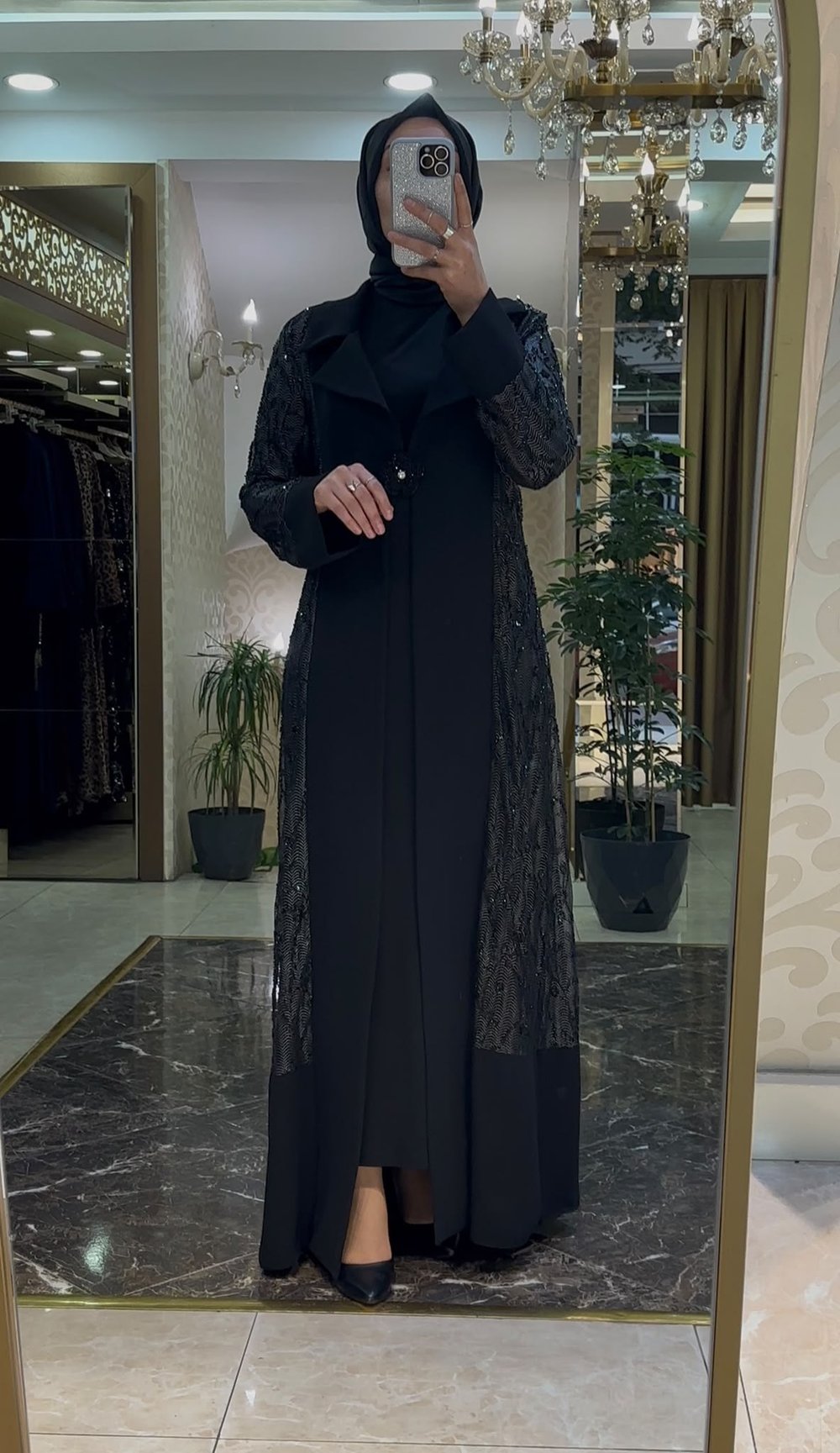 Kağan Kamer Dora Abaya Sİyah