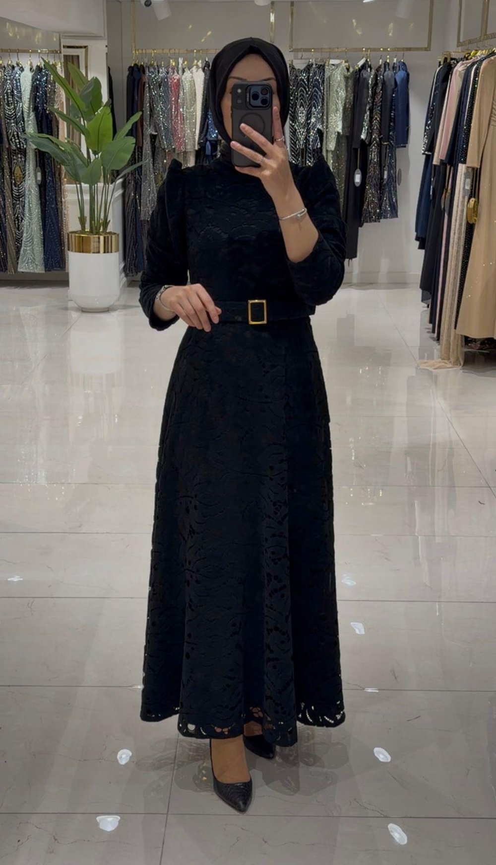 Pınar Şems Dantel Elbise 