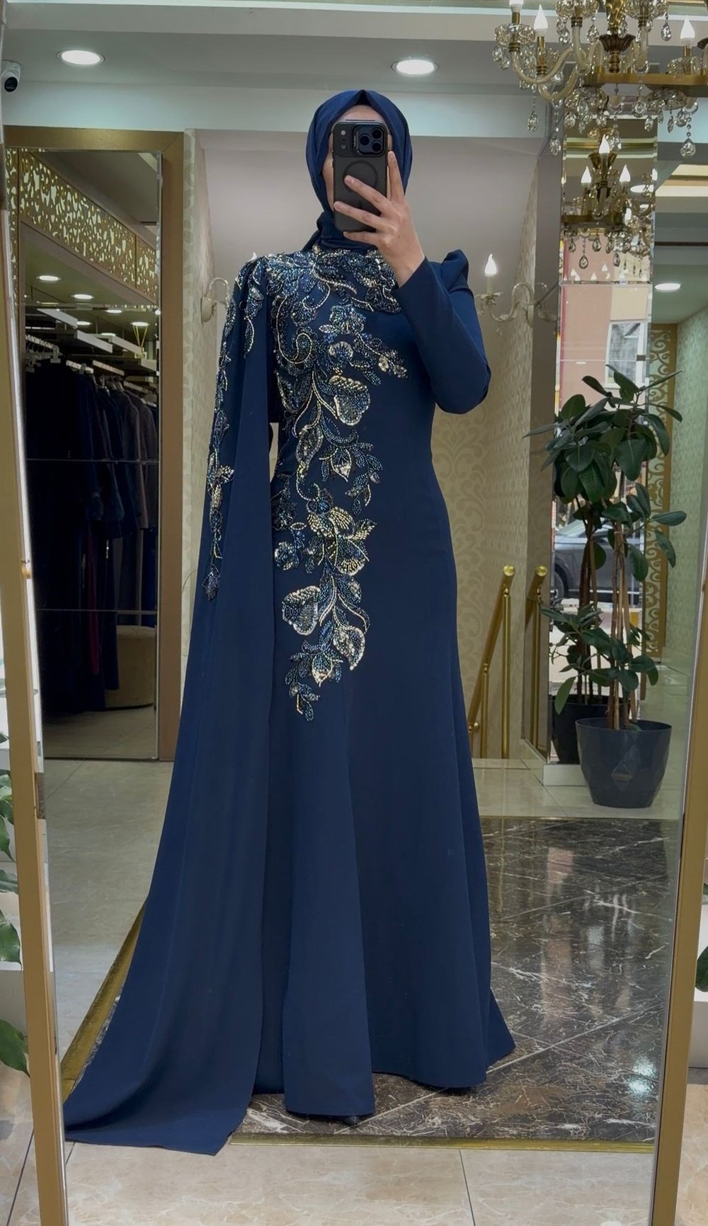 Pınar Şems New Yasemin Abiye Lacivert