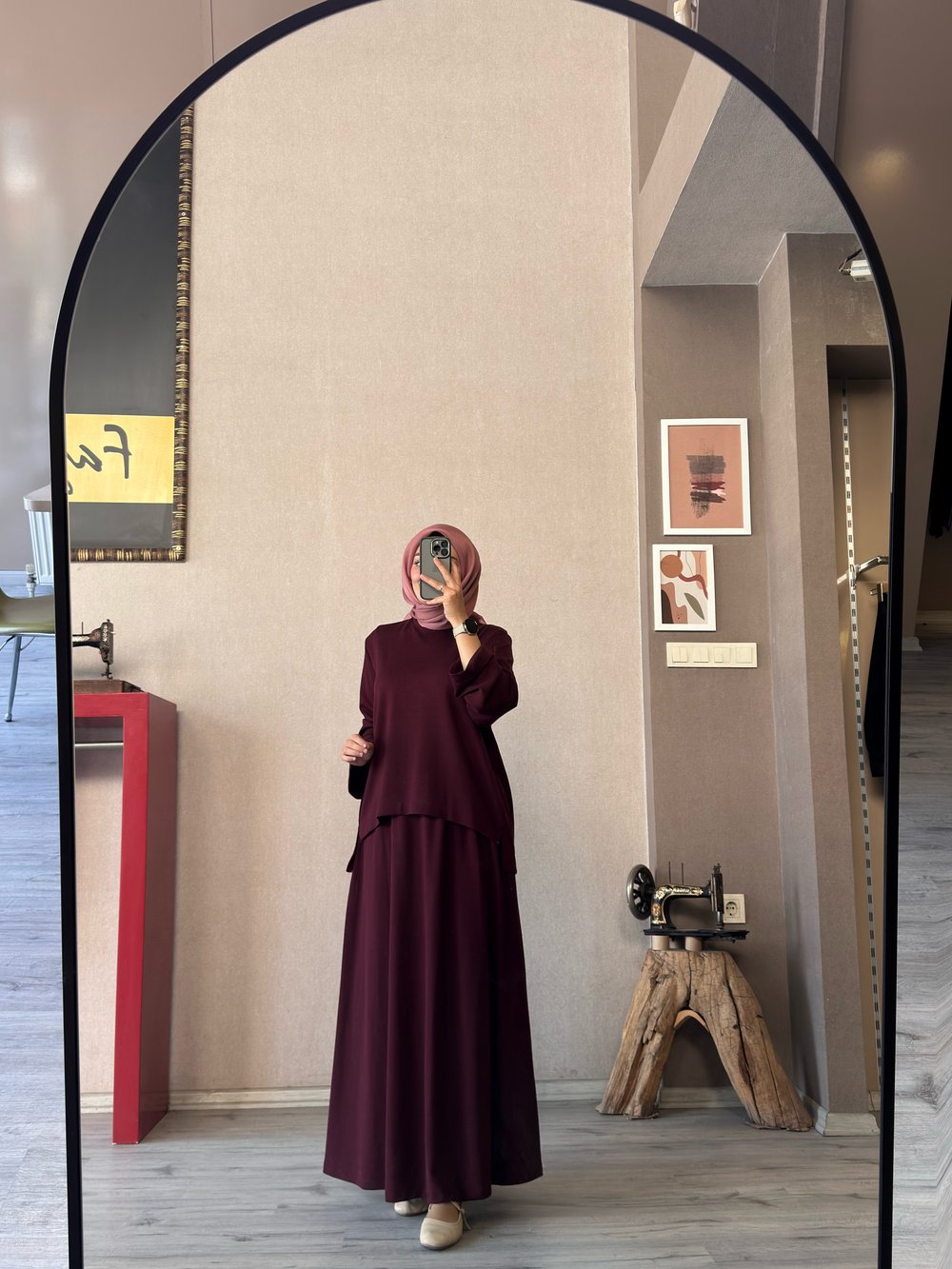 Flora bordo etekli takım - 1170