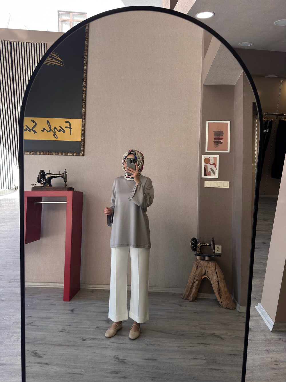 Gri oysho basic tunik - 1195