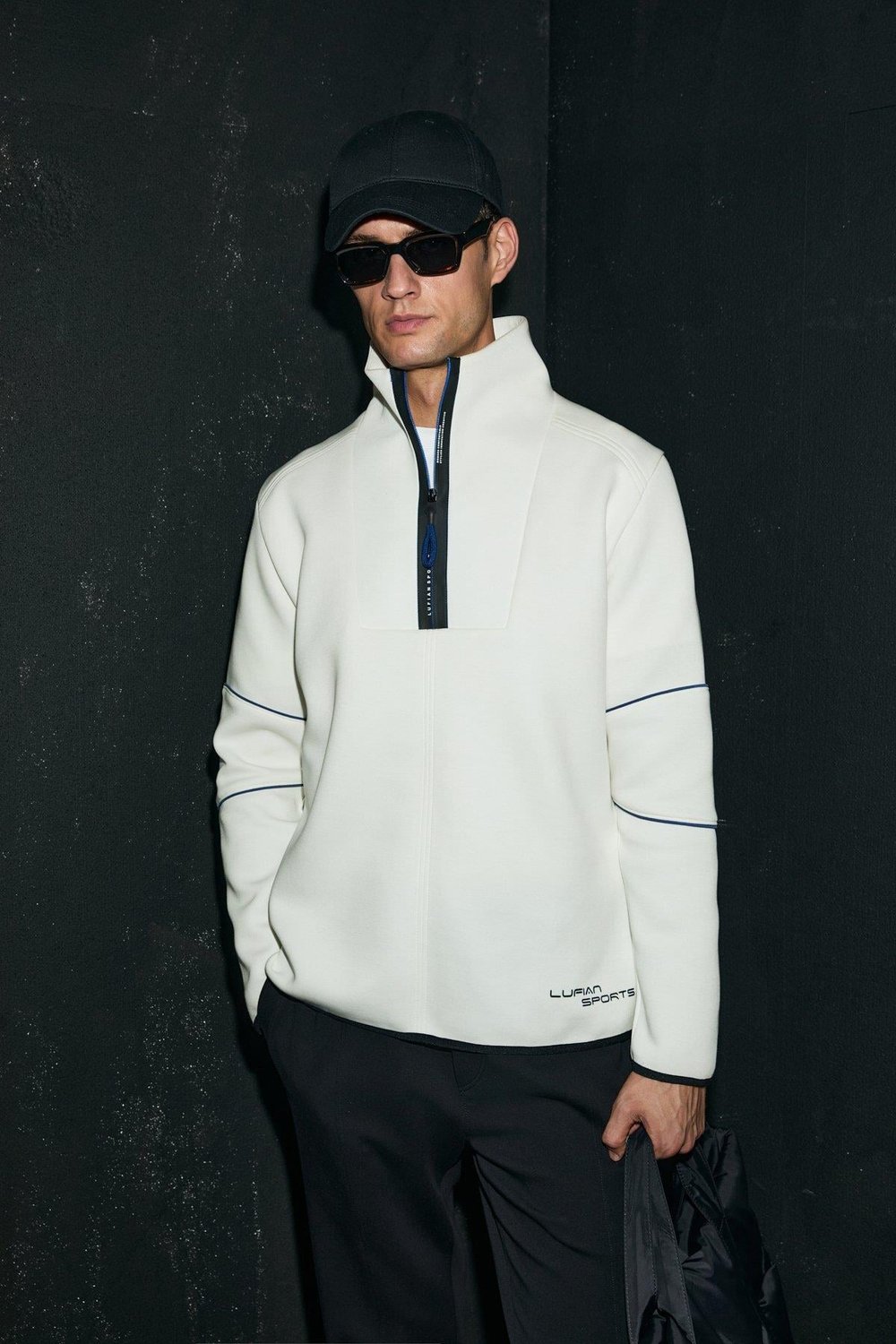 Art Erkek Sweatshirt Kırık Beyaz