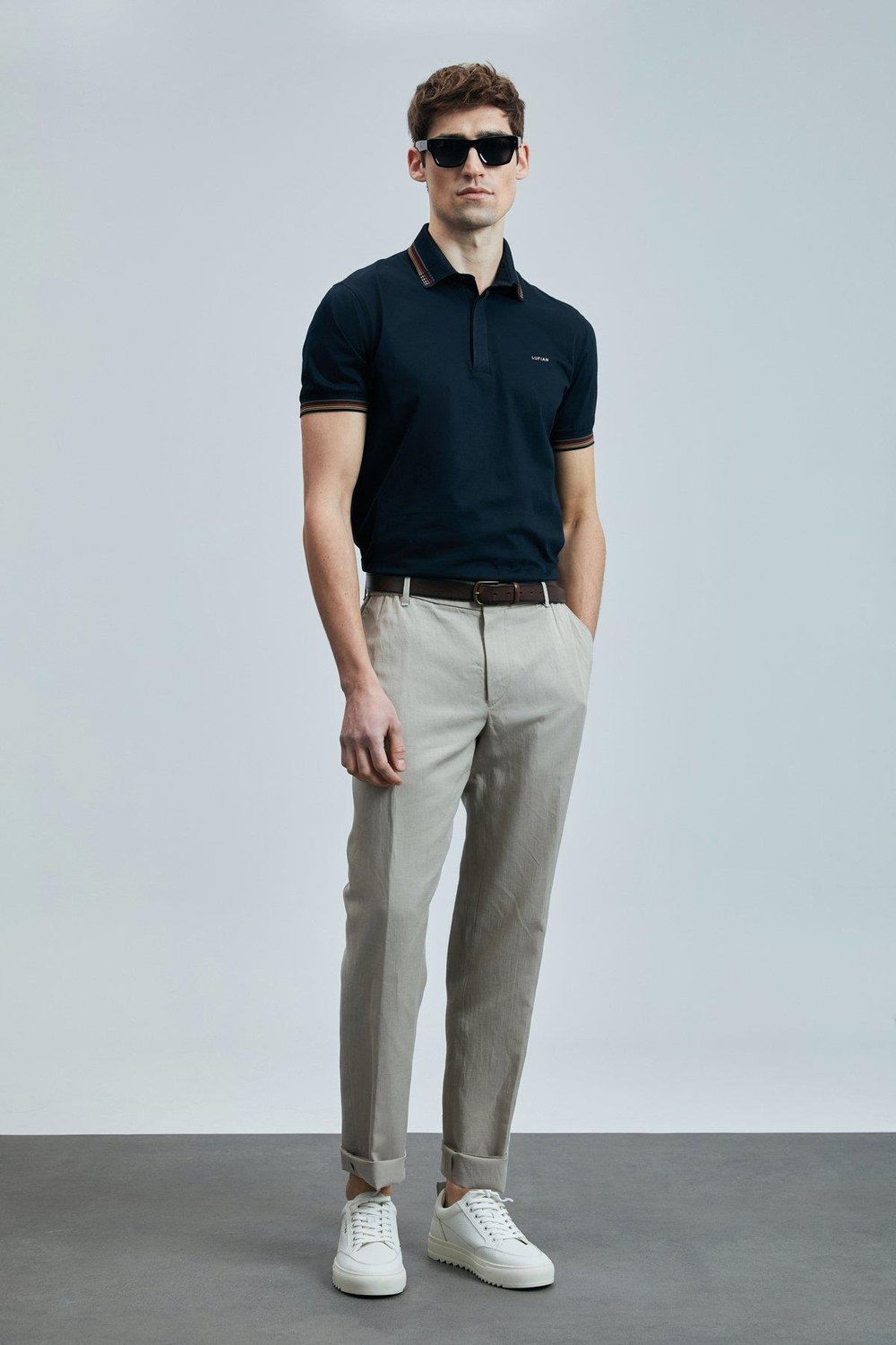 Marcus Modern Grafik T- Shirt Siyah