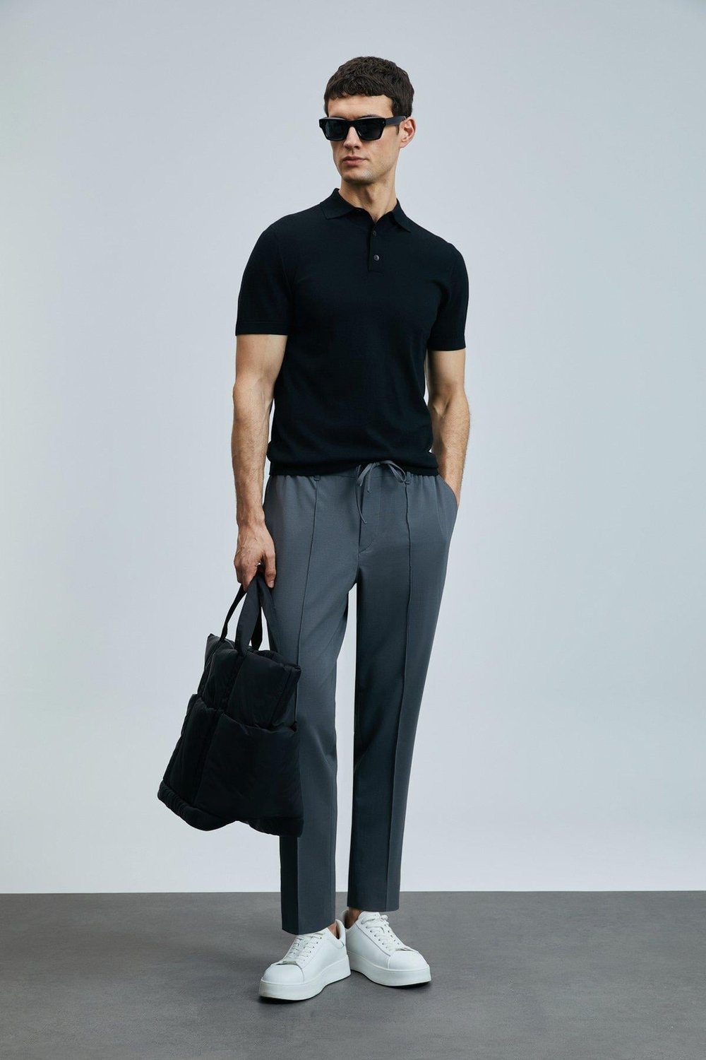 Sımon Smart Erkek Chino Pantolon Slim Fit Antrasit