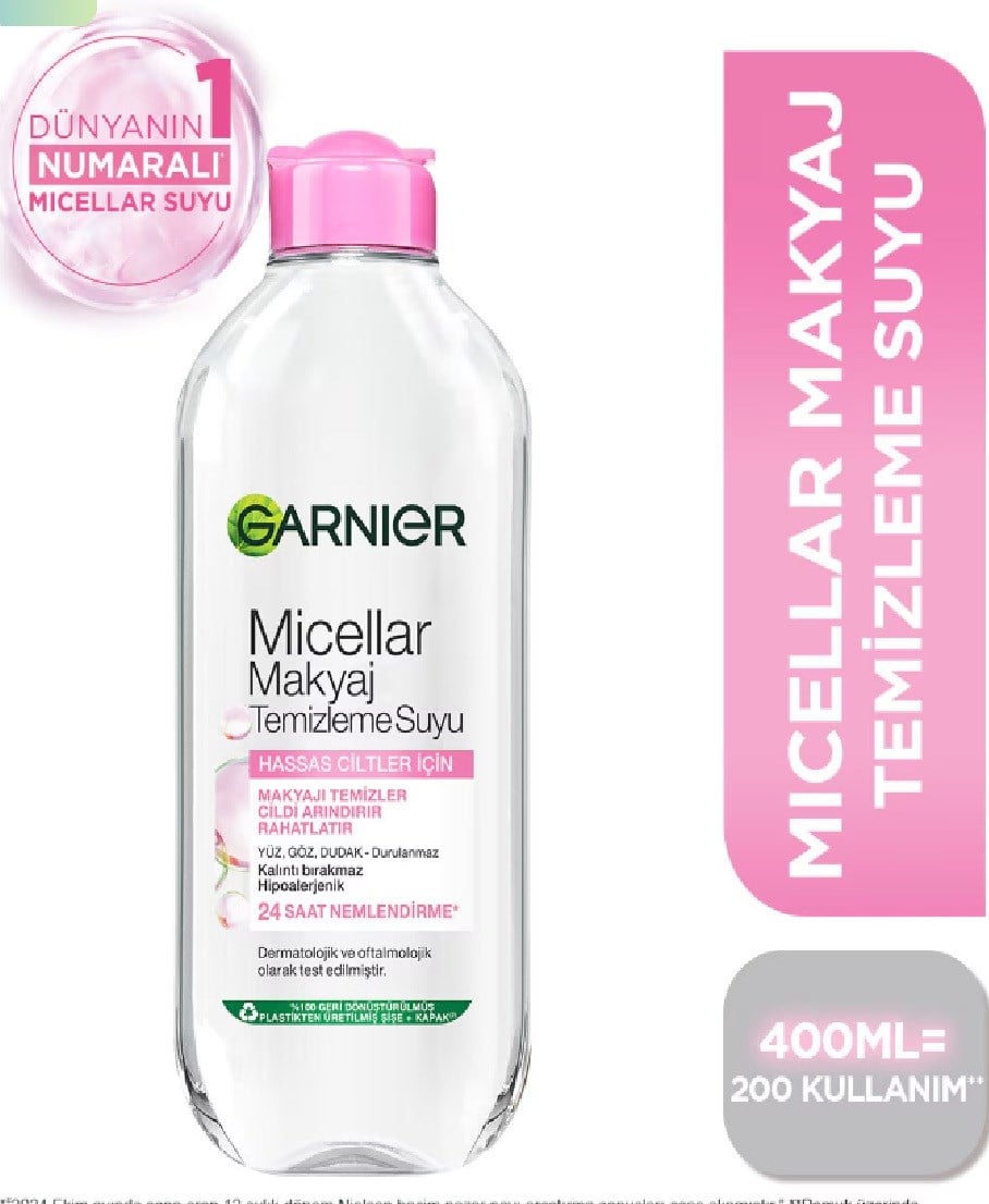 Garnier Micellar Kusursuz Makyaj Temizleme Suyu 400 ml