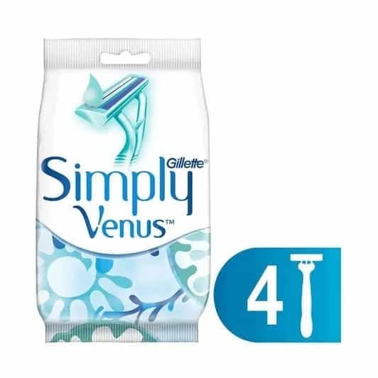 Gillette Venus Simply 2 Kadın Tıraş Bıçağı 4'lü