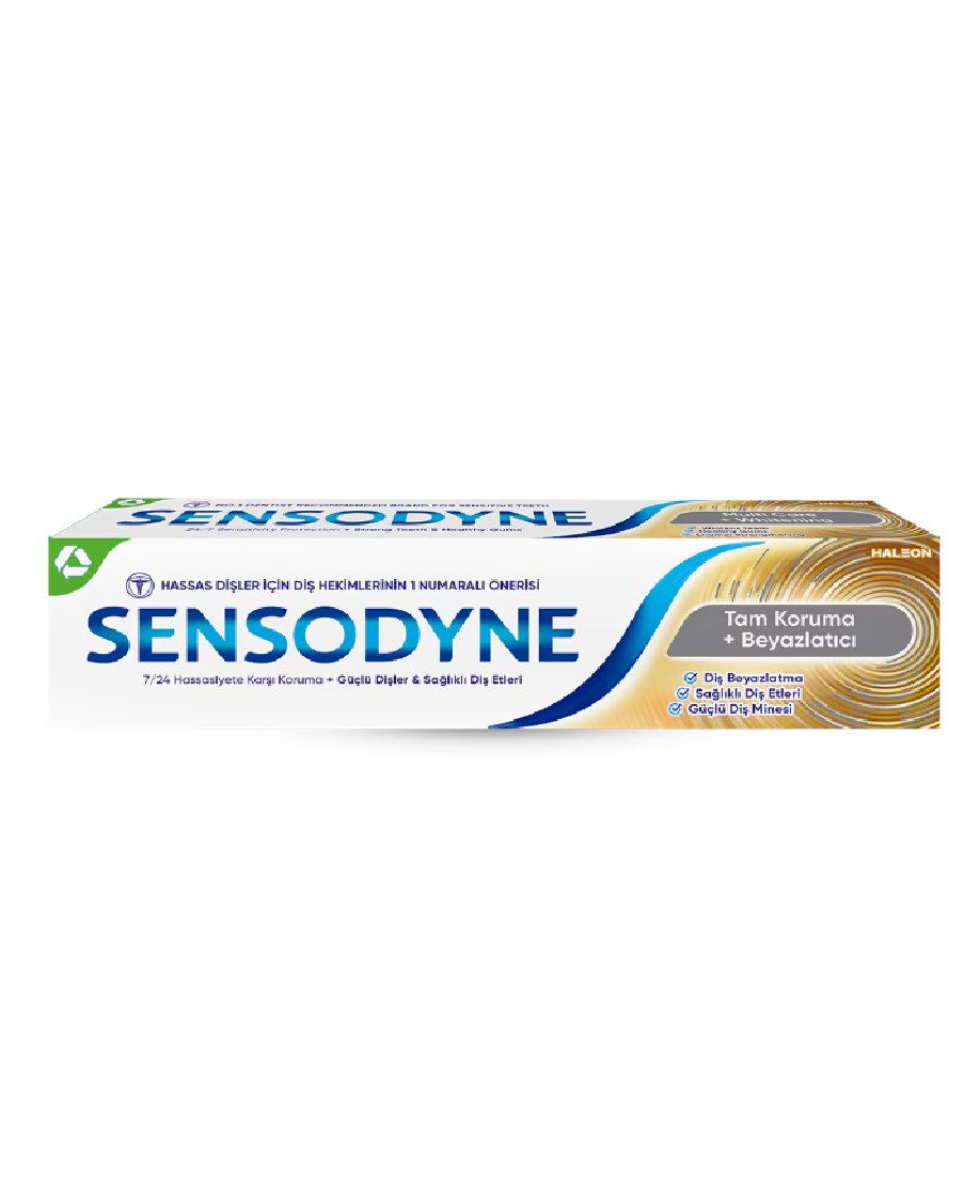 Sensodyne Tam Koruma & Beyazlatıcı Diş Macunu 50 ml