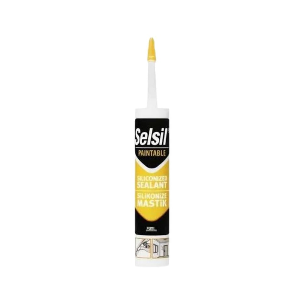 SELSİL SİLİKONİZE MASTİK 500GR KAHVE