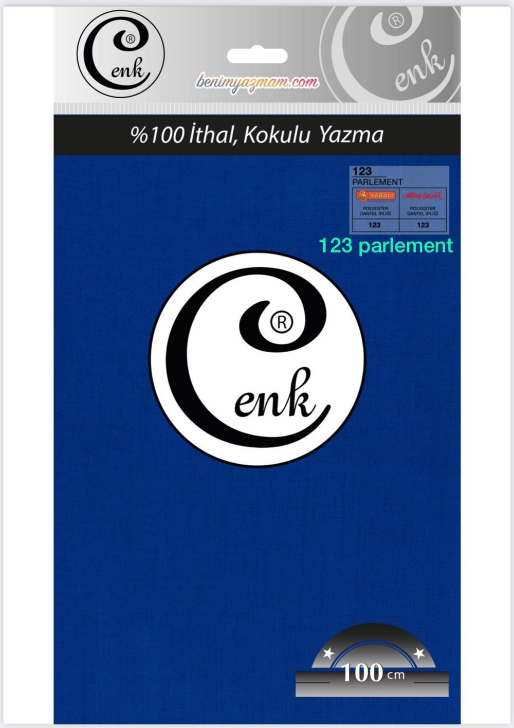 3001 Cenk 100 Cm Düz Poşetli Yazma