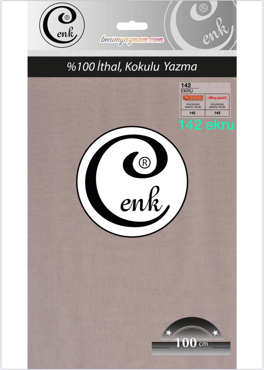 3001 Cenk 100 Cm Düz Poşetli Yazma