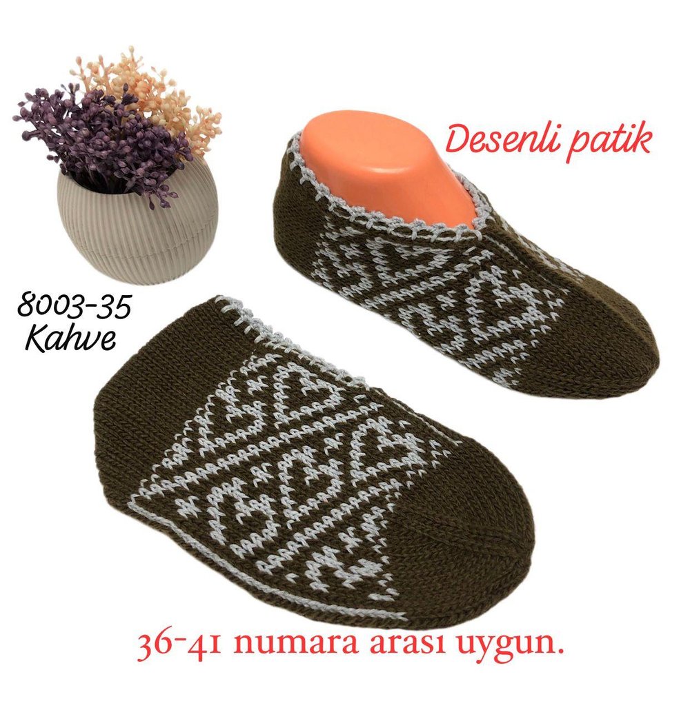 8003 Desenli Patik