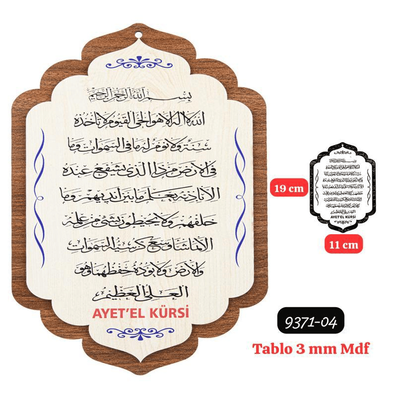 Tablo 3mm Mdf