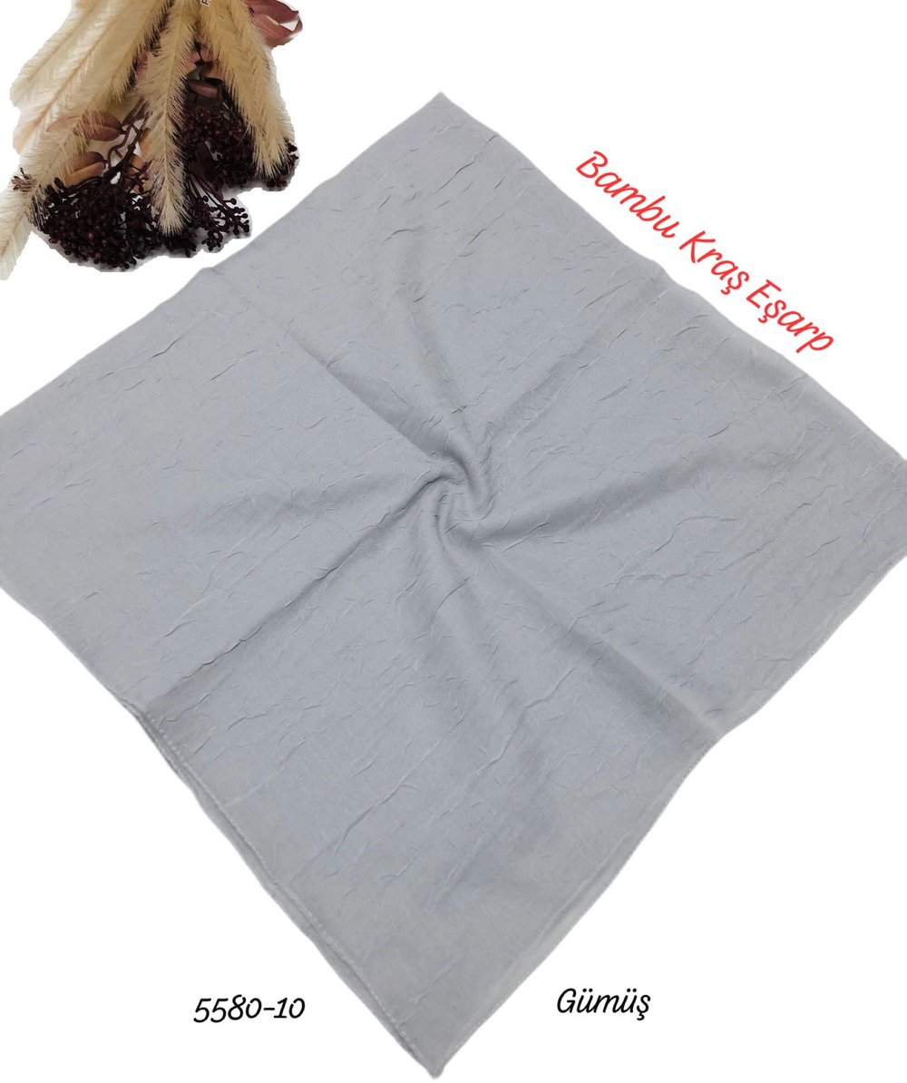 5580 Bambu Kraş Eşarp